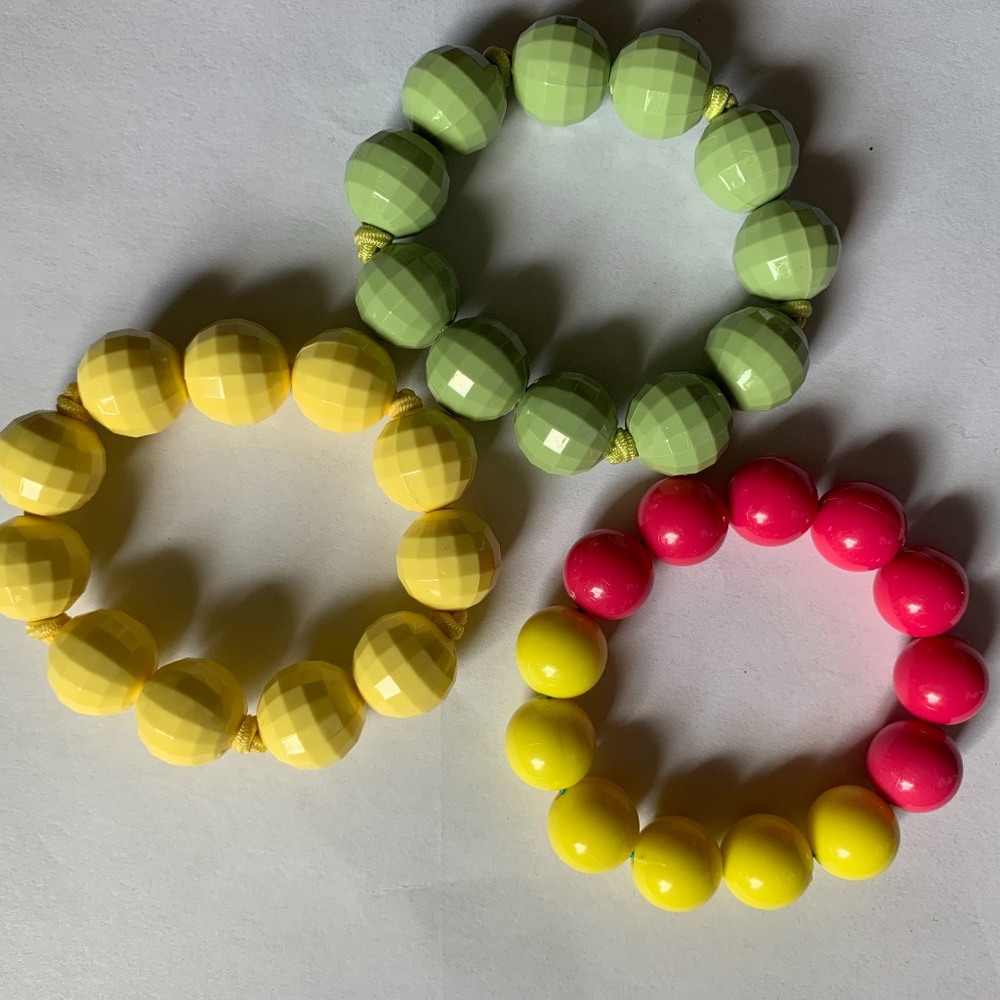 Hidden Mickey Mouse Girls Beaded Bracelet +2 More